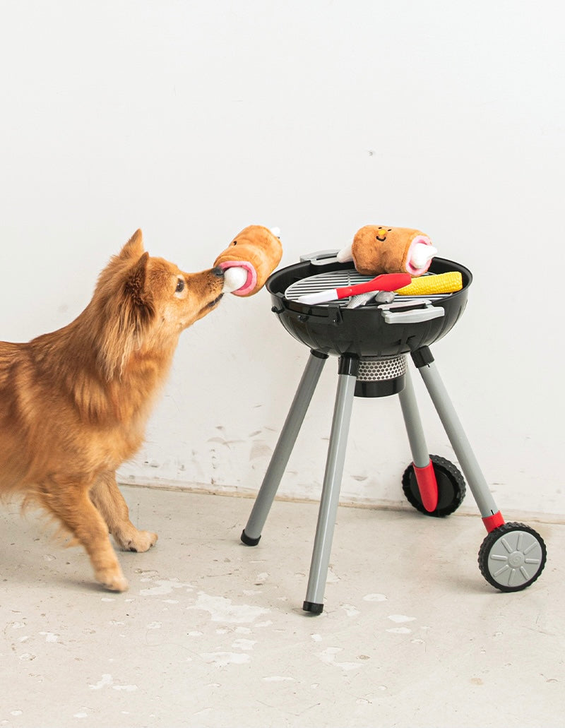 BBQ meat nosework toy